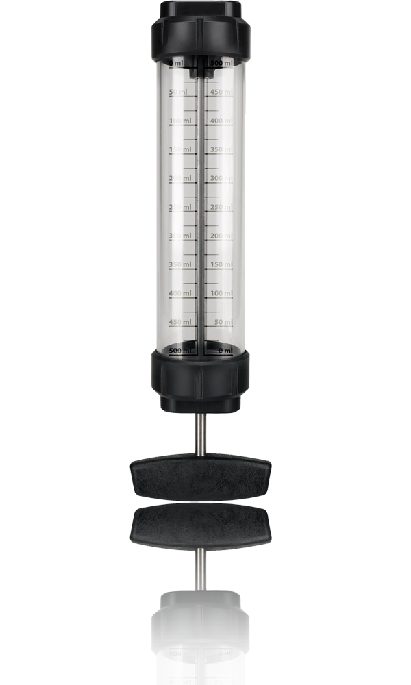 Seringue simple effet, 500 ml, PVC