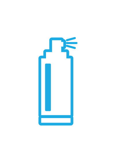 Gamme Aérosols